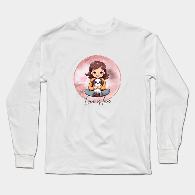 love is love Long Sleeve T-Shirt by Sakura Chibi